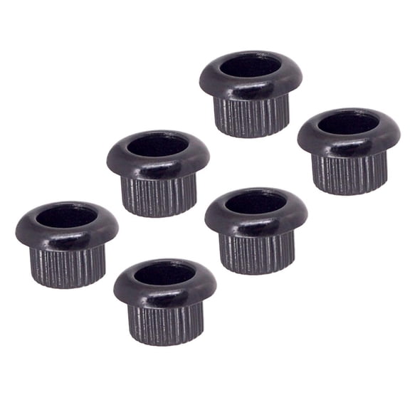 6pcs Guitar Conversion Bushings for Electric Guitar Parts Black