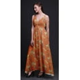 thumbnail image 2 of Bimba Bird Printed Women Long Maxi BeachDressStrappy Summer Resort Wear-XXX-Large, 2 of 6