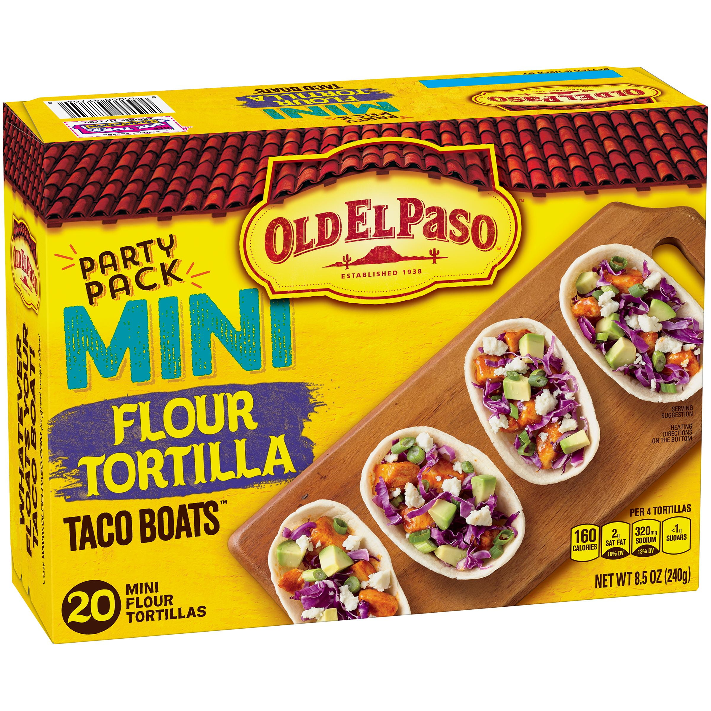 Old El Paso Mini Tortilla Taco Boats, 20 Count by General Mills Sales, Inc.