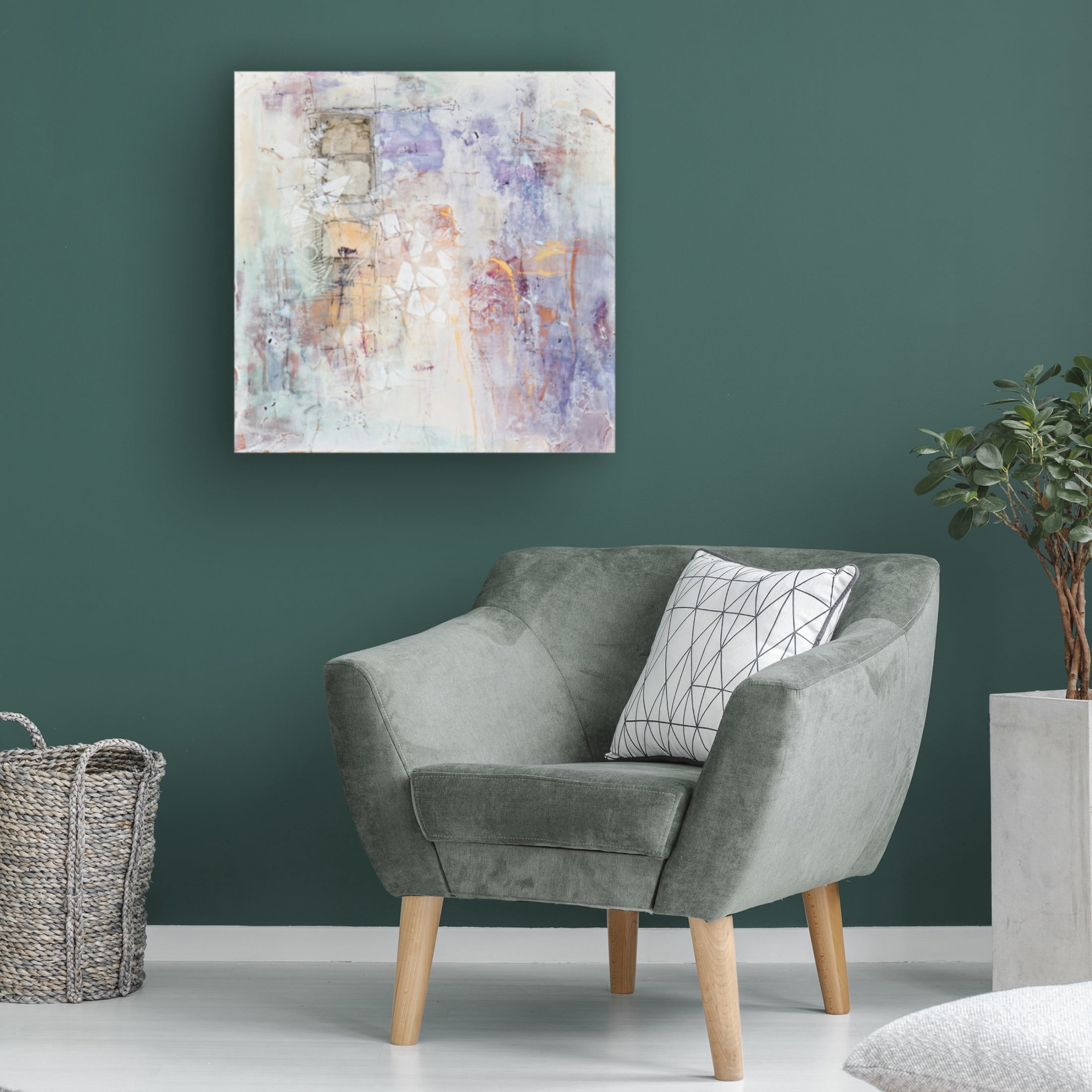 Canvas Wall Art - Karen Hale 'Relic of The Past IV' Wall Art for Living Room, Bedroom, or Office Décor by Trademark Fine Art - 18 x 18 Inches