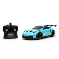 thumbnail image 4 of Porsche 911 (992) GT3 RS – 1:16 Scale Remote Control Car by Jada Toys – USB Rechargeable RC with Turbo Function, 2.4GHz – Toy for Kids & Collectors – Blue, 4 of 7