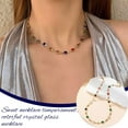 thumbnail image 3 of Temperament Stained Glass Necklace High-fashion All-round Match GXN D1J4, 3 of 6