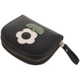 thumbnail image 1 of Cartera de mujer Cartera pequeña de cuero con ranuras para tarjetas Monedero pequeño para niña, 1 of 6