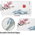 thumbnail image 2 of Cherry Blossom Mouse Pad XXL- 35.4×15.74 Inch Pink White Full Desk Watercolor Sunset Japanese Sakura Mousepad Extended Large Non-Slip Rubber Base Mouse Mat with Stitched Edges for Gaming and Office, 2 of 7