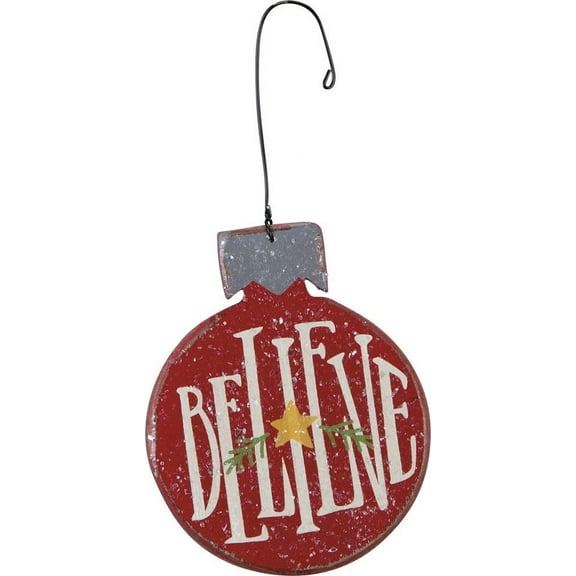 Believe Disc Ornament