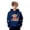 Swt 41# Navy, variant on WAYUTE Sweatshirts for Girls Cute Cow Print Hooded Sweatshirt for Boys Soft Casual Pullover with Pocket