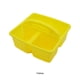 thumbnail image 3 of Ounissouiy Cesta de almacenamiento de rejilla de plástico, organizador reforzado y duradero para cesta de almacenamiento apilable para el hogar Almacenamiento y organización del hogar amarillo, 3 of 6
