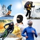 thumbnail image 3 of Máscara Deportiva De Invierno Equipo De Protección A Prueba De Viento Cubierta Facial Deportiva Gris Claro qarigey OD019378-14, 3 of 6
