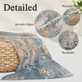 thumbnail image 3 of Blue Yellow Copper Rust Body Pillow Cover 20 x 60 Inch Decorative Pillow Cover Vintage Industrial Mottled Abstract Lumbar Pillowcase Seasonal Rectangle Cushion Case for Couch Sofa Bed Living Room, 3 of 9