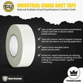 thumbnail image 2 of CDT-36 Industrial/Professional Grade Duct Tape. Multi-Purpose 11 MIL Waterproof and UV Resistant DIY and Repair. 30 Yards. (White, 2 Inches), 2 of 6