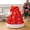 Silver, variant on Santa Hat for Adults,Foil Print Christmas Hat with Moon and Star or Snowflake Pattern,Gold and Silver Designs Plush Fur Brim Holiday Party Hat