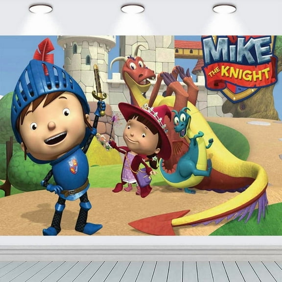 Mike the Knight Taspestry Poster Banner Backdrop Background Wall Decor Party Supplies