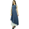 thumbnail image 2 of Phagun Ethnic Women Sleevless Printed Kurti Top Cotton Tunic Dress Designer, 2 of 5