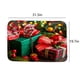 thumbnail image 3 of pstuiky Falda para árbol de Navidad de 48 pulgadas con copos de nieve de invierno adornos rojos para árbol de Navidad Halloween falda de reno suave para árbol de Navidad., 3 of 7
