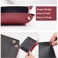 thumbnail image 2 of Leather Valet Tray for Men Women, Small Leather Catchall Tray, 2 of 3