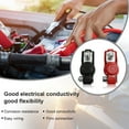 thumbnail image 4 of 1 Pair Car Battery Terminal Clamps Vehicle Boat Battery Post Bolt Connectors Automotive Accessory, 4 of 7