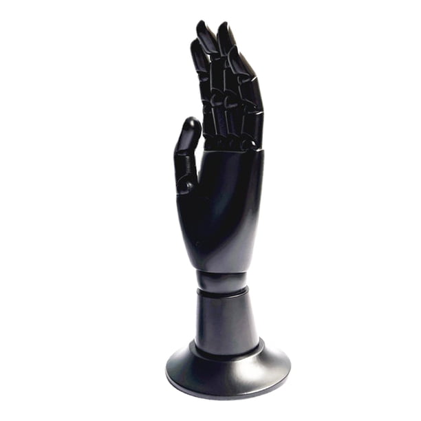Maniquí de Mano Yuyangstore modelo de Mano soporte de exhibición Negro Izquierdo