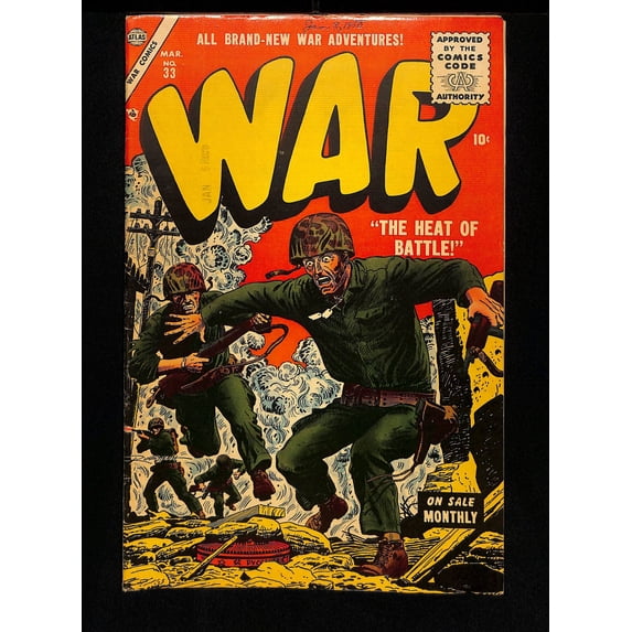 War Comics #33 FN/VF 7.0 Joe Sinnott! Dick Ayers! Russ Heath Cover! Comic Book
