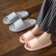 thumbnail image 3 of Zapatillas planas antideslizantes para mujer, chanclas suaves para el hogar y el baño, novedad de verano, 2023, 3 of 6