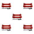 thumbnail image 2 of maskred ECX 1/12 RC RGT 136100 With Aluminium Alloy Rear Bumper Rear Bumper For ECX 1/12 Rc RGT 136100 Made Of Aluminium Alloy red 5Set, 2 of 6