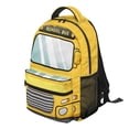 thumbnail image 2 of Jeiento Kids Backpack for School 16 Inch Elementary Backpack for Boys Girls Lightweight Water-Resistant Polyester Bookbag with Multi-Pocket Organization, School Bus, 2 of 7