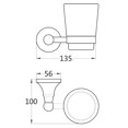 thumbnail image 4 of Para Round Negro Gloria Soporte para vasos, 4 of 9