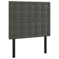 thumbnail image 2 of vidaXL Headboards 2 pcs Light Gray 39.4"x2"x30.7"/34.6" Velvet, 2 of 79
