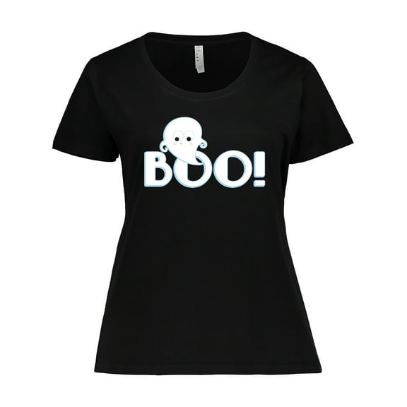 Inktastic Boo Ghost Women's Plus Size T-Shirt