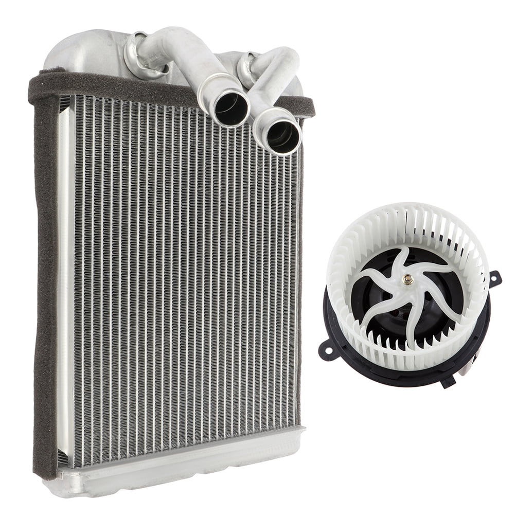 AUTOMUTO AC Heater Blower Motor Module With Wheel and Heater Core