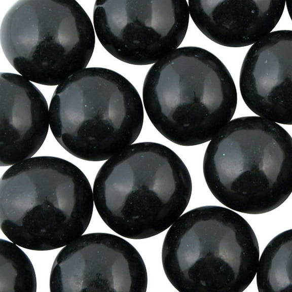 Large Black Gumballs, 97 Pieces, 2 lbs, Candy Buffet, Wedding, Graduation, Party