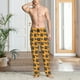 thumbnail image 2 of Fotbe German Shepherd Woof Pantalones de Pijama para Hombre, Pantalones de Dormir, Pantalones de Casa con Cintura Ajustable y Bolsillos-Small, 2 of 6