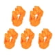 thumbnail image 4 of Gomas para el cabello con luz LED coleteros para el cabello con luz naranja compactos y seguros 5 uds para boda ANGGREK Otros, 4 of 8