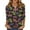 Black #003, variant on Mardi Gras Shirts Womens Sequins Sparkly V Neck Graphic Tee Mask Print 3/4 Sleeve Green Tunic Tops Green XL