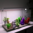 thumbnail image 3 of Unique Bargains 1 Pcs Aquarium Plants Tree Decorations Fish Tank Aquatic Plant Green 6.3", 3 of 6