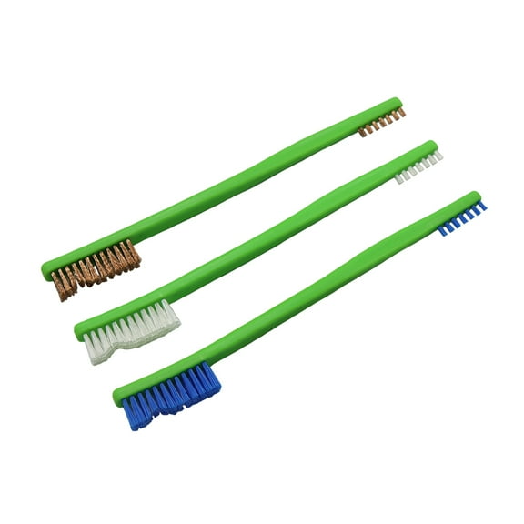 Grip 3 pc Gunsmithing Double Ended Cleaning Brush Set