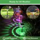 thumbnail image 5 of 4 luces solares para caminos al aire libre, iluminación de paisaje 2 en 1 brillante con energía solar, IP65, luces solares de jardín con encendido y apagado automático para caminos de césped,, 5 of 8