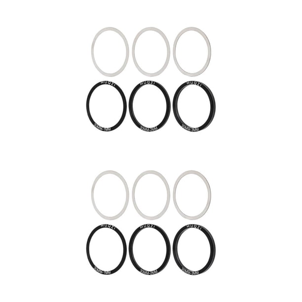 Greeniant Juego de 6 soportes inferiores para bicicleta de 24/29/30mm para BB86 91 92 PF30 BB30 30mm 30 mm 2piezas