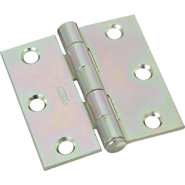 Broad Hinge National Hardware N195-644, paquete de 2 unidades, zinc