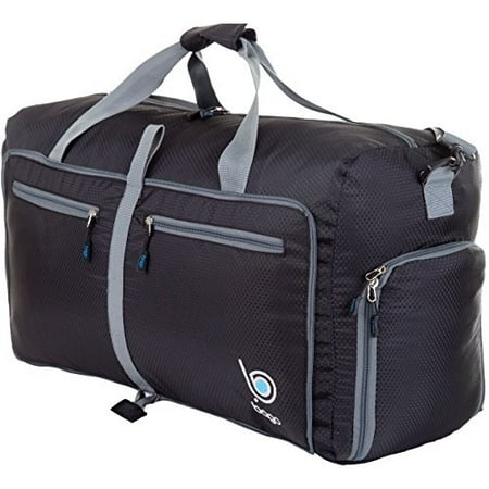 Bago Travel Duffle Bag For Women Men Foldile Duffel Luggage Gym Sports Medium 23 Black