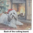 thumbnail image 5 of Havanese Cozy Christmas Glass Cutting Board Large 12 in x 15 in, 5 of 5