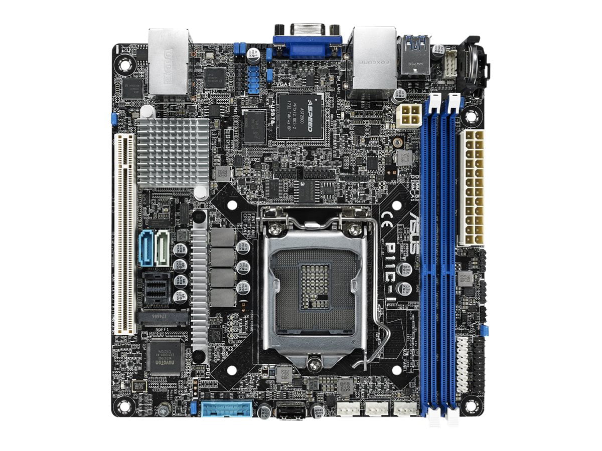 Intel Xeon E miniITX server motherboard with rackoptimized design and