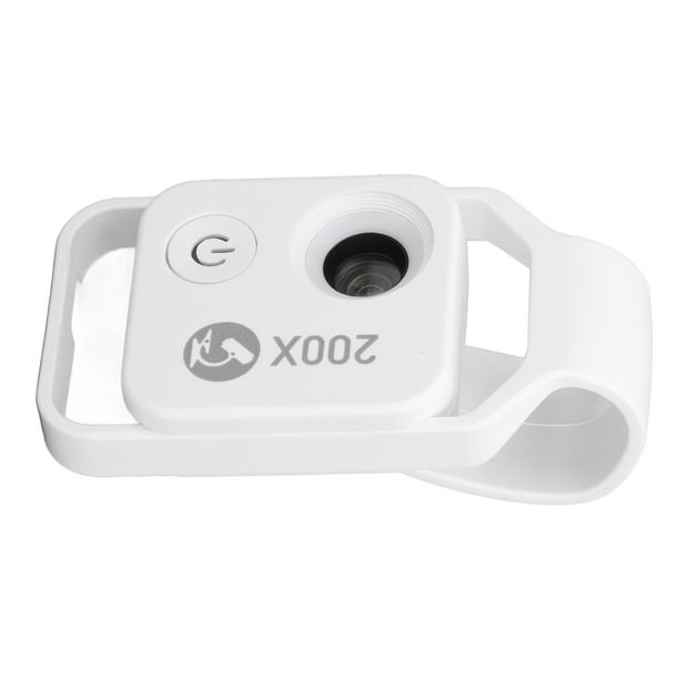 Lente De Microscopio Para Teléfono, 200X, Mini Microscopio De Bolsillo Para Teléfono, Diseño De Clip, Microscopio Para Teléfono Con Luz LED CPL Para Metal Jadestone