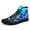 FN024-2500667-12B-1, variant on Coolcustomize High-Top Canvas Shoes for Men Women Size 5 6 6.5 7 8 8.5 9 10 11 12 13 14 15, Colorful Maple Leaves Personalized Design Print Sneakers, Nature Botanical Casual Skateboard Shoes