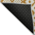 thumbnail image 3 of Addison Rugs Chantille Indoor/Outdoor Transitional Diamonds Orange Washable Round Rug, 8' x 8', 3 of 6