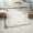 Gray, variant on Luxe Weavers Artistic Textured Metallic Cream 5x7 Area Rug, Modern Carpet for Living Room