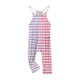 thumbnail image 4 of Odeerbi 5-14 Años Niñas Verano Mono Color Bloque Rayas Camisola Romper Primavera Casual Transpirable Cómodo Monos Correa Bib Pantalones Generales Traje de Juego, 4 of 8
