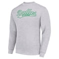 thumbnail image 2 of Men's Starter  Heather Gray Dallas Stars Tailsweep City Pullover Sweatshirt, 2 of 3
