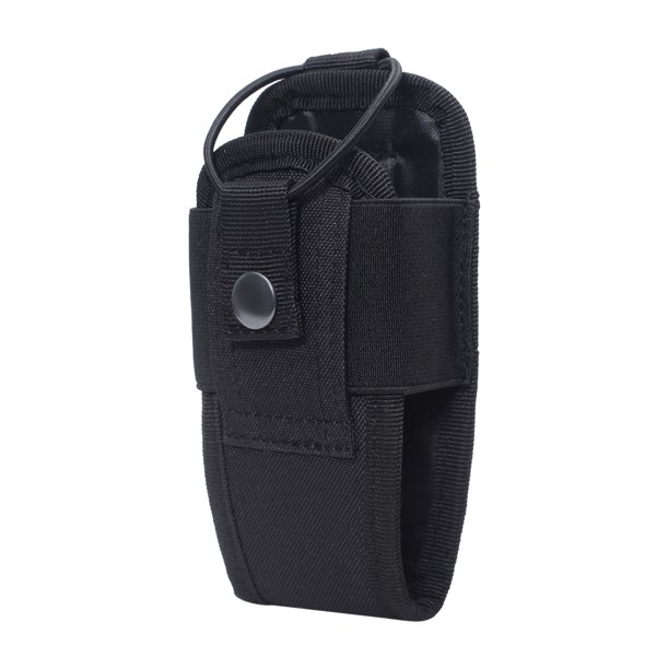 Molle GPS Radio Pouch Police Walkie Talkie Bag Belt Holder Bag Negro Sunnimix bolsa de radio