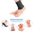 thumbnail image 5 of LeafyLuxe Ankle Support Sleeve, Ankle Support Compression Sleeve Injury Recovery Elastic Sports Protection Male And Female Figure Skating SEBS, Nylon, Latex Composite Materials, 5 of 7