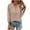 Orange, variant on Inverlee Button Up Shirts Women Summer 3/4 Sleeve Tops Dressy Casual Plus Size Solid Color T Shirts Classic Holiday Tunic Blouse Clearance